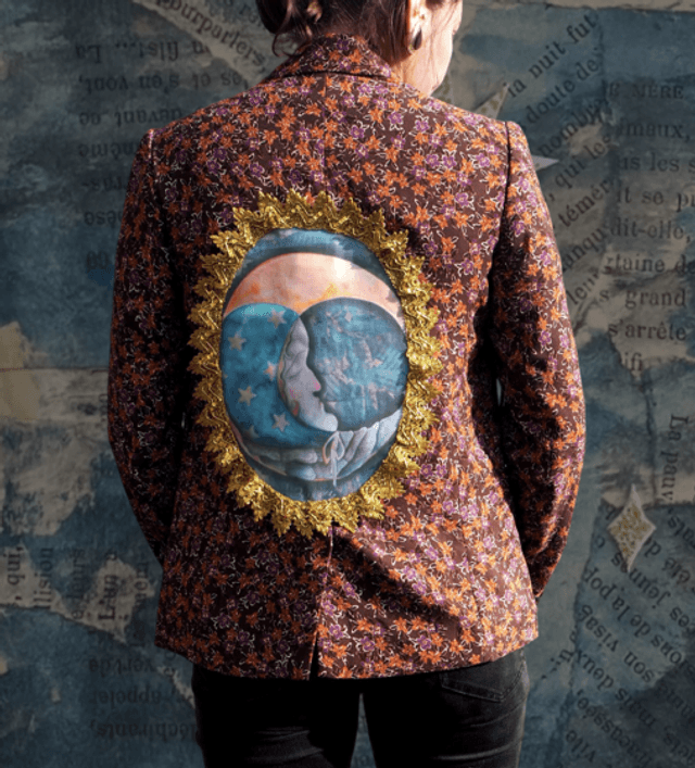 Blazer fleuri d’été bohème 